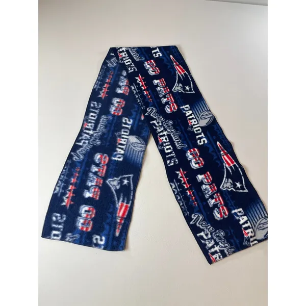 New England Patriots "Go Pats" Navy Blue Fleece Scarf One Size NWOT - Image 3