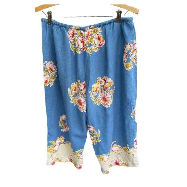 Hearts of Palm size 10 linen blend top and wide leg capris. - Image 4
