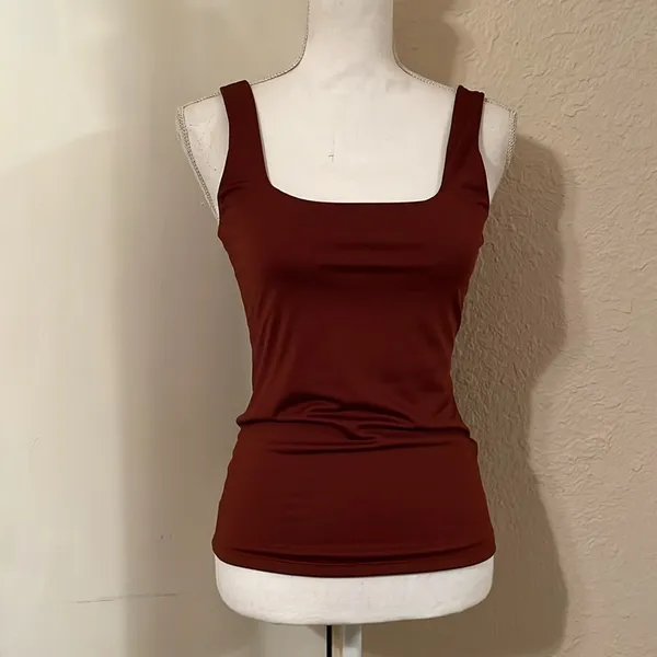 NWOT Sculpting Tank Brown - Image 2