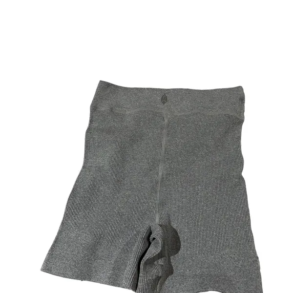 NWT FREE PEOPLE X FP MOVEMENT Free Throw Shorts In Heather Grey - Image 8