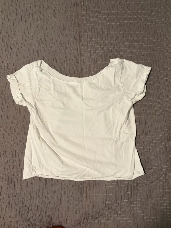 Brandy Melville John Galt Top “One Size Fits All” Radio Silence Back in the USA Off the Shoulder T-Shirt Gentley Worn - Image 2