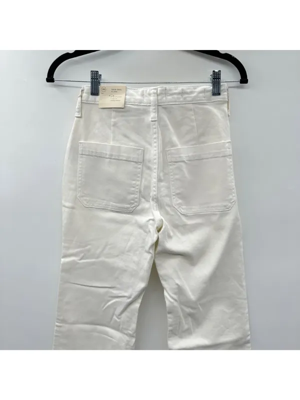 Universal Thread NWT High-Rise Flare White Denim Jeans Size 00 - Image 6