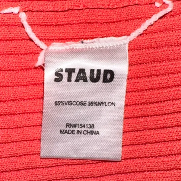NEW Staud Shoko Long sleeve ribbed Sweater midi Dress Sz S - Image 9