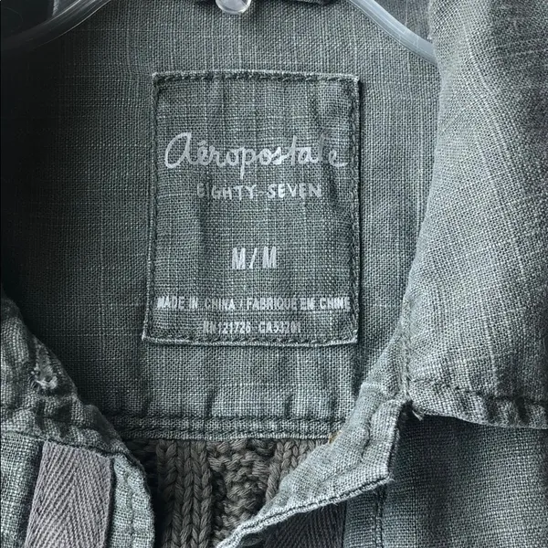 Aeropostale long sleeve shirt with sweater back - Image 4