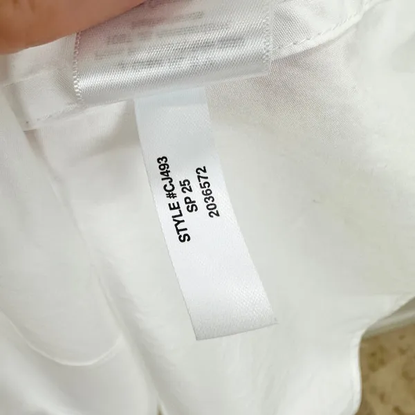J.Crew Tall Delilah Dress Cotton Poplin Puff Sleeve Minimalist White Medium NWT - Image 9
