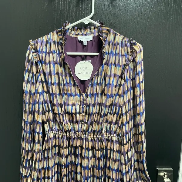 Lost + Wander Anthropologie Boho Maxi Dress Sz Small $128 - Image 2