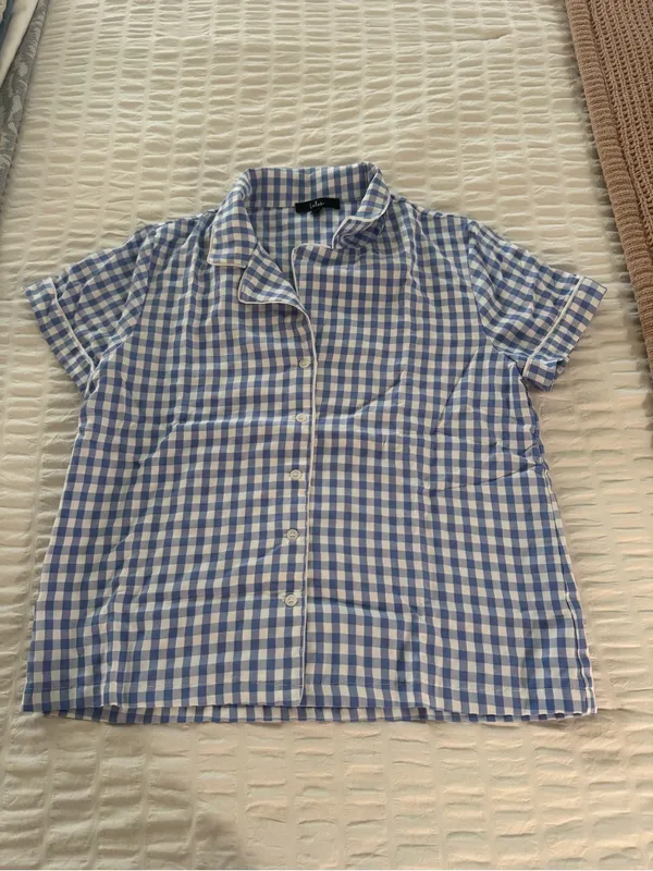 Lulu’s Gingham Pajama Set - Image 2