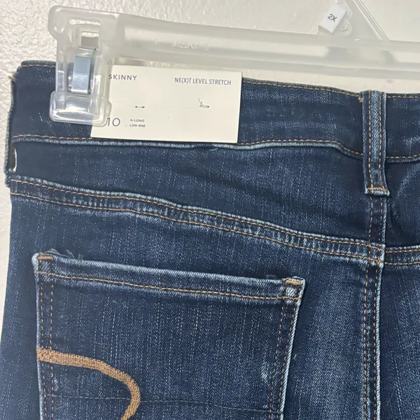 American Eagle Skinny Low Rise Xtra Long Jeans - Image 3