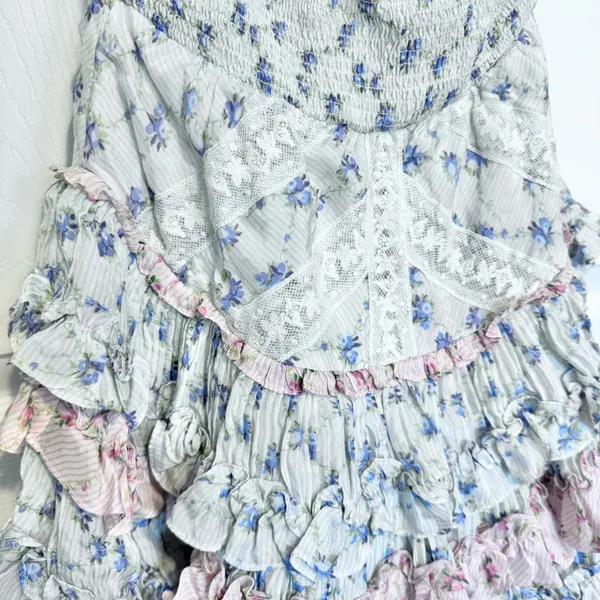 Like New LoveShackFancy Quintell Halter Mini Dress - Image 11