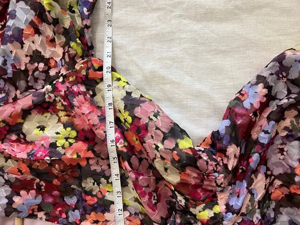 Amanda Uprichard Mini Dress‎ Floral Belted Sz Large - Image 7