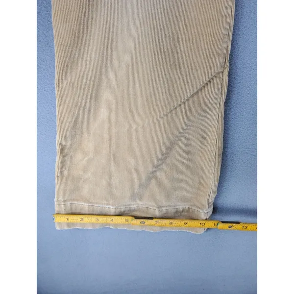 Abercrombie Y2K Low Rise Corduroy Pants Flare Sz 10 Boho Indie Festival Cargo - Image 10
