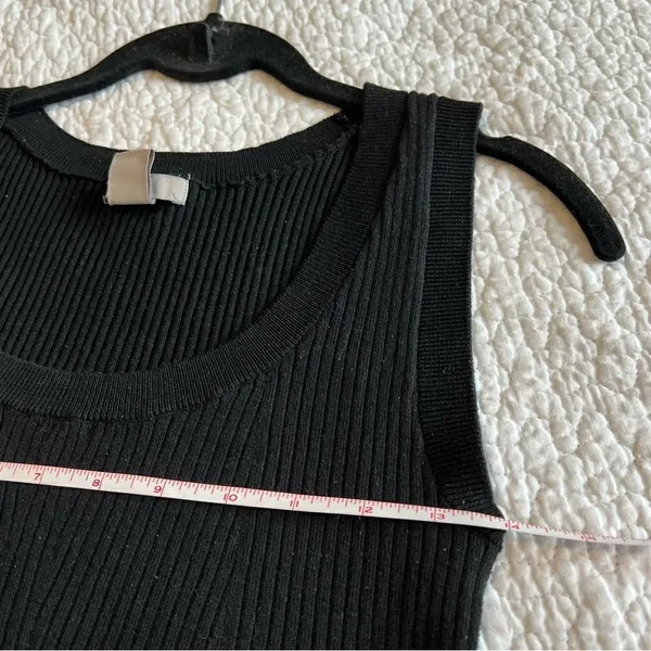 ✨ H&M Women’s Black Sweater Tank Top Small‎ - Image 7