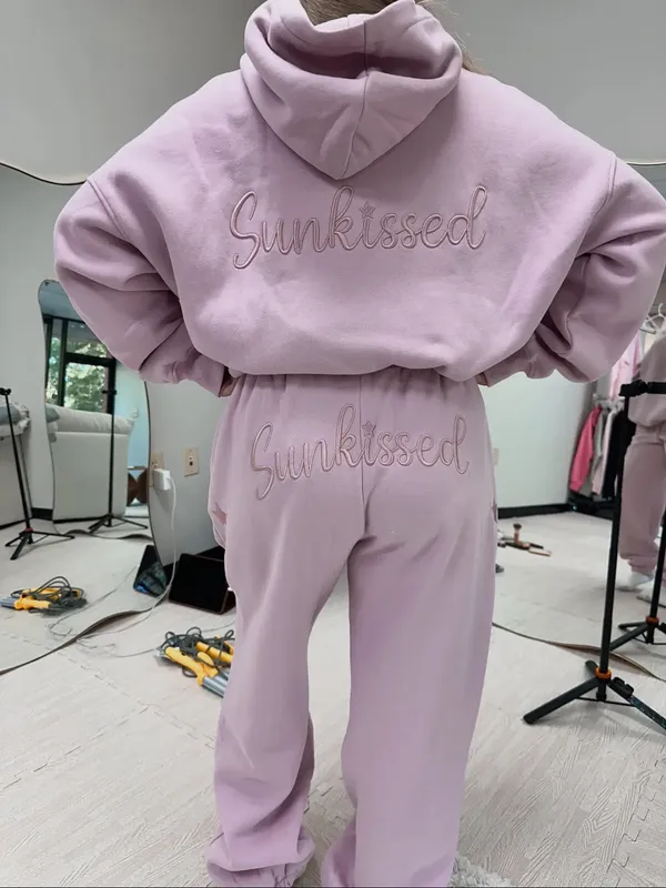 Sunkissed Coconut Pink/purple Sweatpants - Image 5