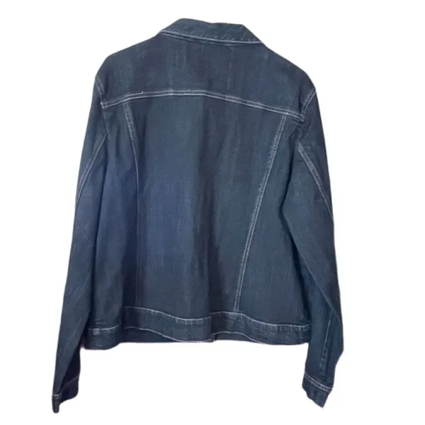 Villager size 18 dark wash denim jacket. - Image 2