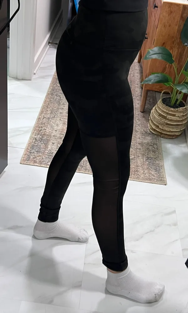 Camo Mesh Leggings - Image 2