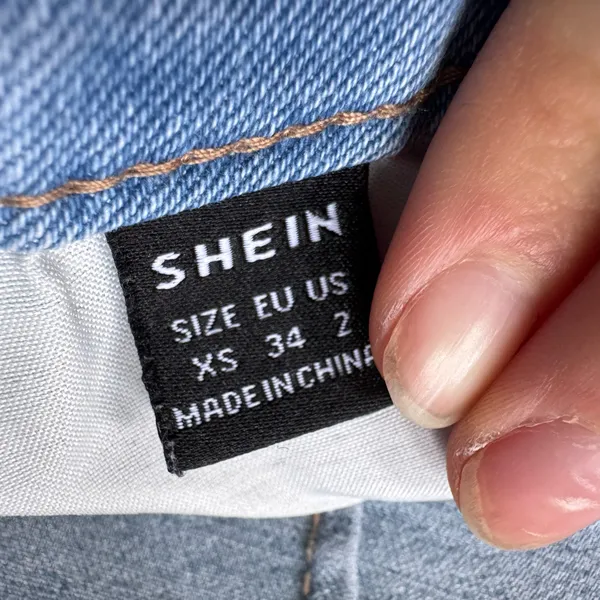 Shein Split Front denim midi skirt - Image 4