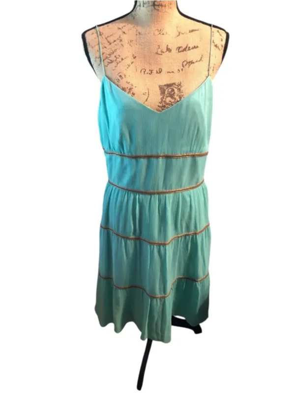 Antonio Melani SILK Sea-foam Dress Size 14 - Image 2