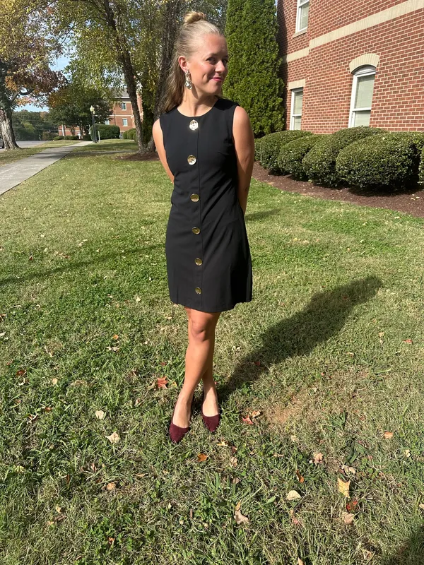 Boutique Black Dress - Image 2