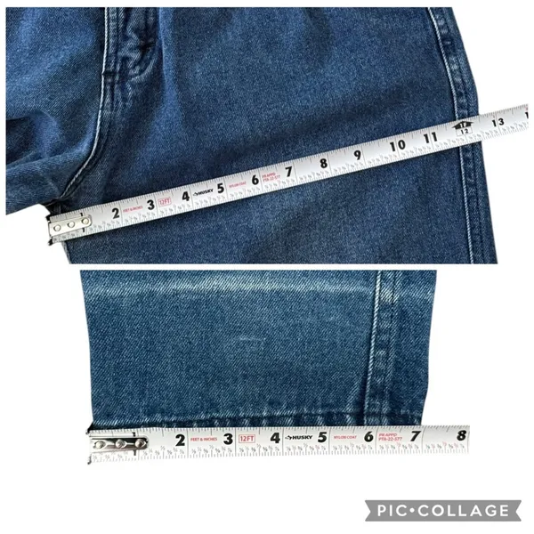 Rockies Vintage Western High Waist Bareback Pleated Denim Jeans 9/10 (26 x 34.5) - Image 11