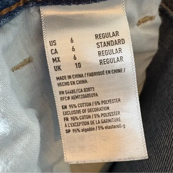 American Eagle Mom‎ Jeans Size 6 High Rise - Image 10