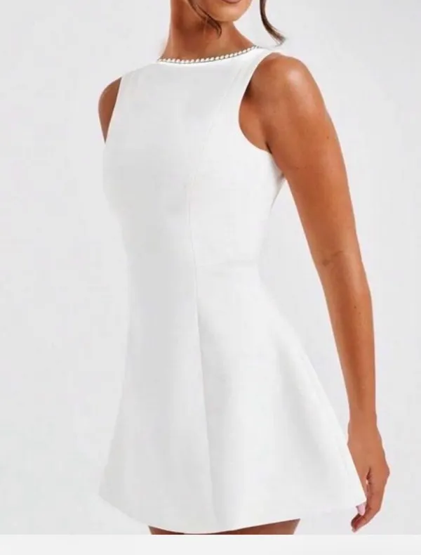 SheIn White mini dress - Image 4