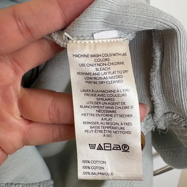 Anthropologie Pilcro Light Sage Button Front Ribbed Duster Shacket Size Small - Image 6