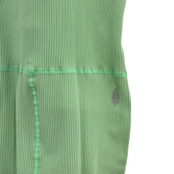 Free People Free Throw Onesie Jumpsuit Ribbed Seamless Green‎ Size Large - Image 7