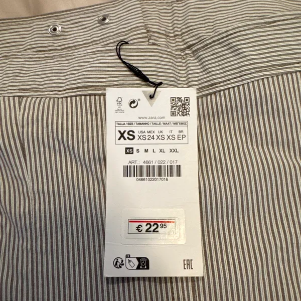 Zara striped tube top  - Image 3
