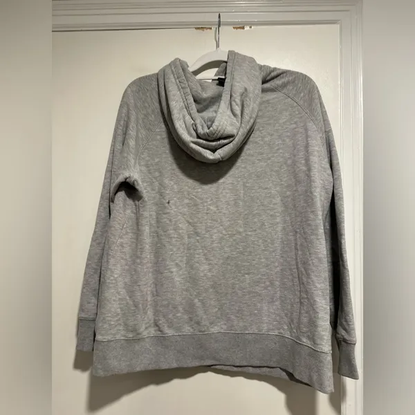 The North Face Women’s Sz: L Hoodie Sweatshirt Gray Half Dome Logo Pullover. - Image 2
