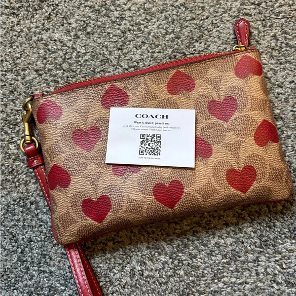 Coach Heart Wristlet - Image 2