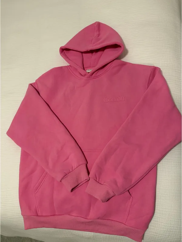 Comfrt Minimalist Hoodie - Sorbet - Image 3