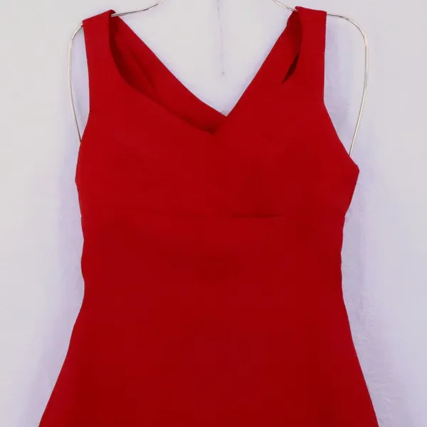 Vintage 90s Y2K Crisscross Back Maxi Dress Womens Size XS Red Formal Evening - Image 10
