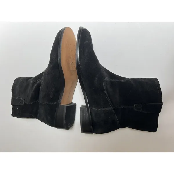 Rebecca Minkoff Black‎ Suede Western Pull On Chasidy Boot/ Booties Size 6M - Image 5