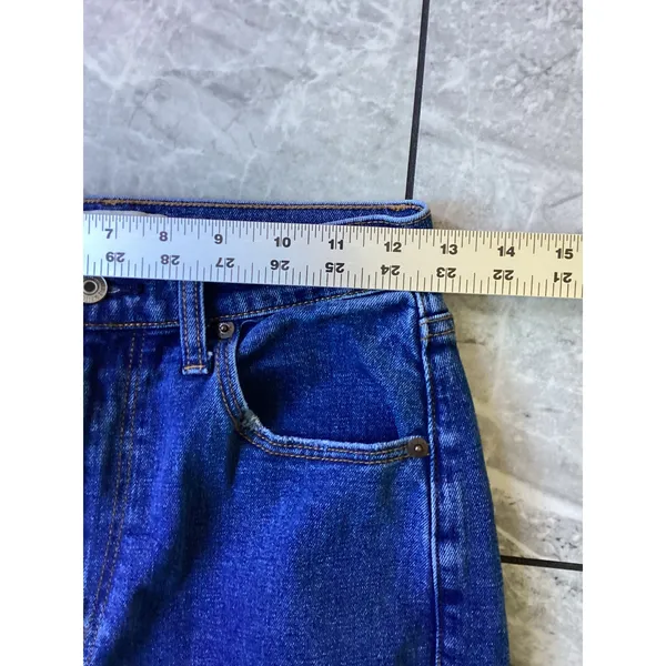 Abercrombie & Fitch Slim Straight Ultra High Rise Blue Jeans 26/2 Medium Wash - Image 2