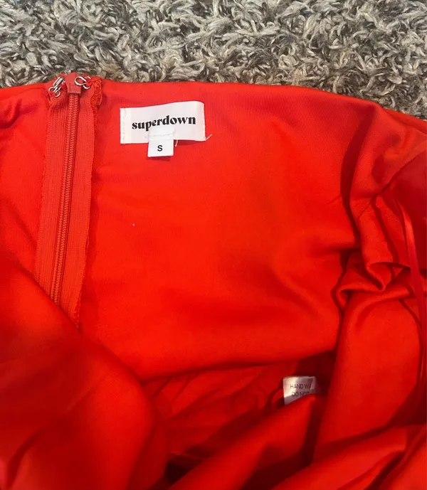superdown Halter Bodysuit Red - Image 2