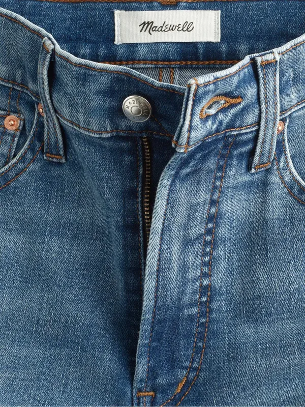 Madewell The Wide-Leg Crop Jean in Super Stretch Denim Oneida Wash Size 24 NWT - Image 6