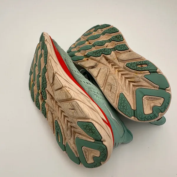 Hoka One Women's Clifton Mint Aqua Running Shoes Sneakers Size 8 - Image 8