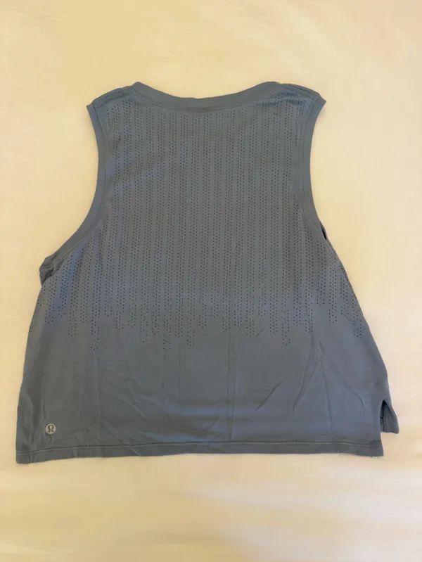 lululemon athletica Gray Perforated Athletic Tank - Image 2