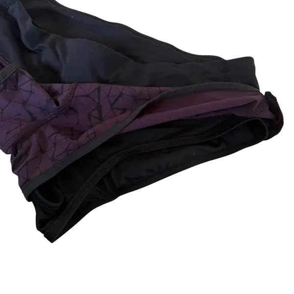 Lululemon Speed Shorts Size 6 Star Crushed Black Cherry Running Pockets Fitness - Image 9