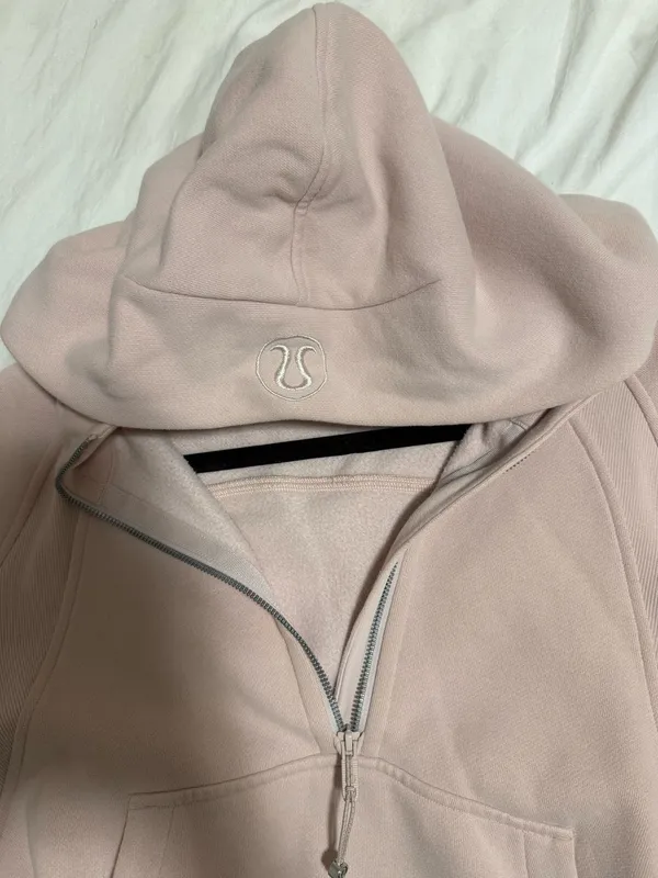 Lululemon Cropped Scuba Half-Zip Hoodie - Image 2