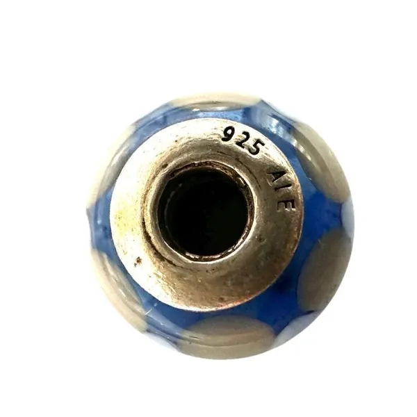 PANDORA Unique Blue Captivating Murano Glass Charm 925 - Image 10