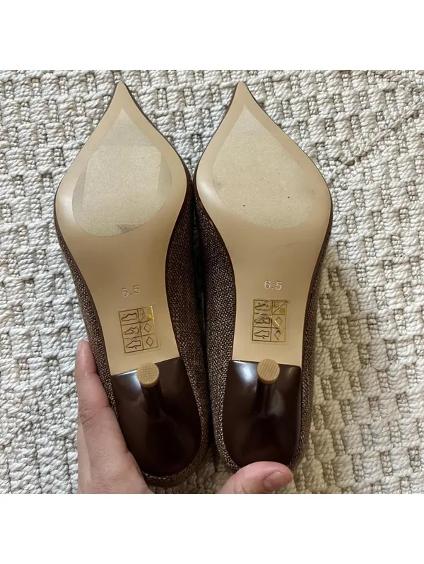 Jeffrey Campbell Walk-Thru Pump in Brown - Image 5