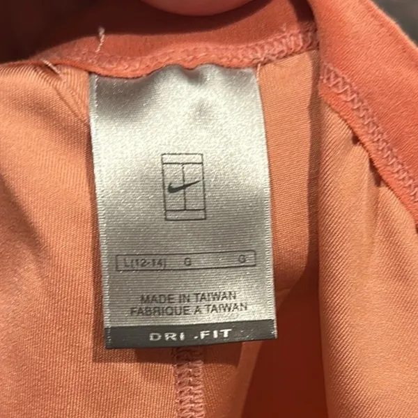 Nike Pullon Peach Skirt L - Image 3
