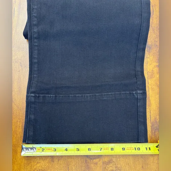 NWT Universal Standard Midnight Black Wide-Leg Jeans High Rise Women's 0 (XS) - Image 9