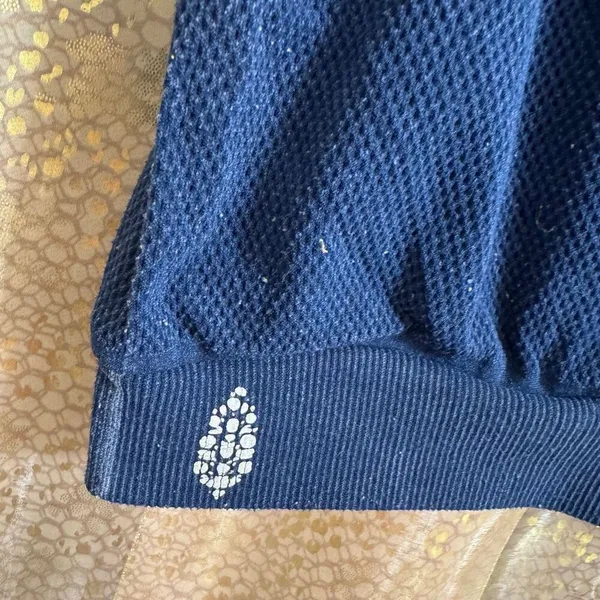 Free People Movement Navy Blue Running Through My Mind Mesh Tank Small - Image 6