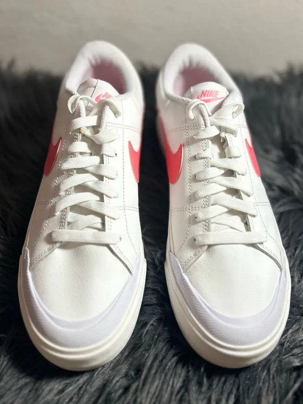 Nike Court Legacy Lift 'White Sea Coral Women's Sneakers Size 10.5 - Image 3