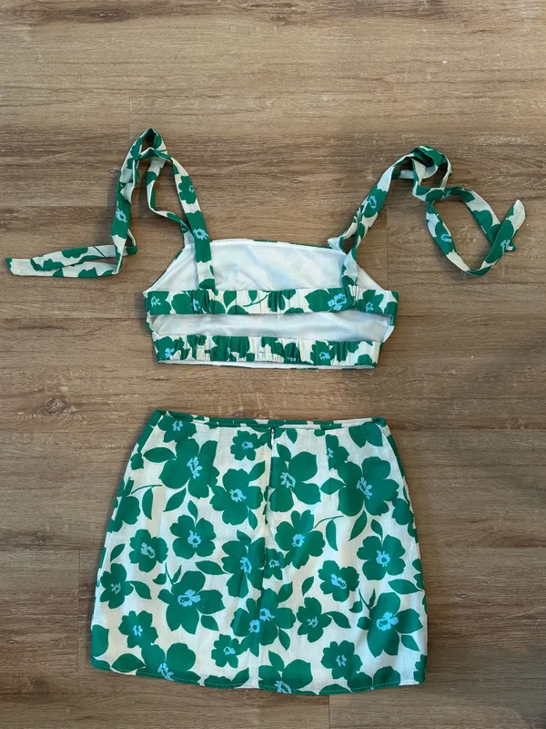 Green Floral Set - Image 3
