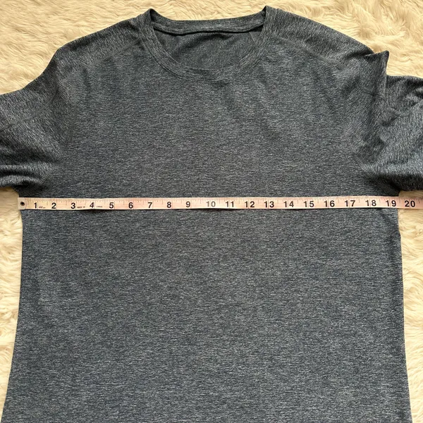 Lululemon Top Long Sleeve Crewneck Heathered Blue - Image 8