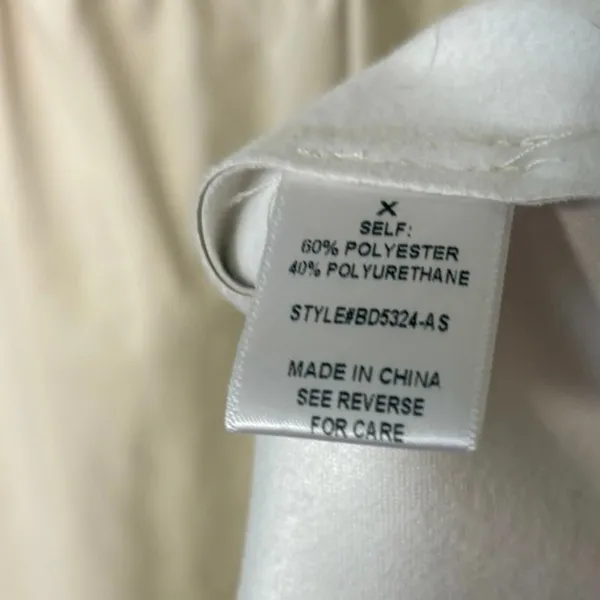 Arula Cream Faux Leather Dress Size X (‎ XL) - Image 7