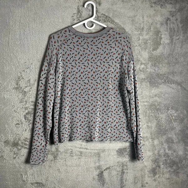 MM Lafleur The Tyler Pullover Sprinkle Knit Crew Neck‎ Sweater Size Medium - Image 3